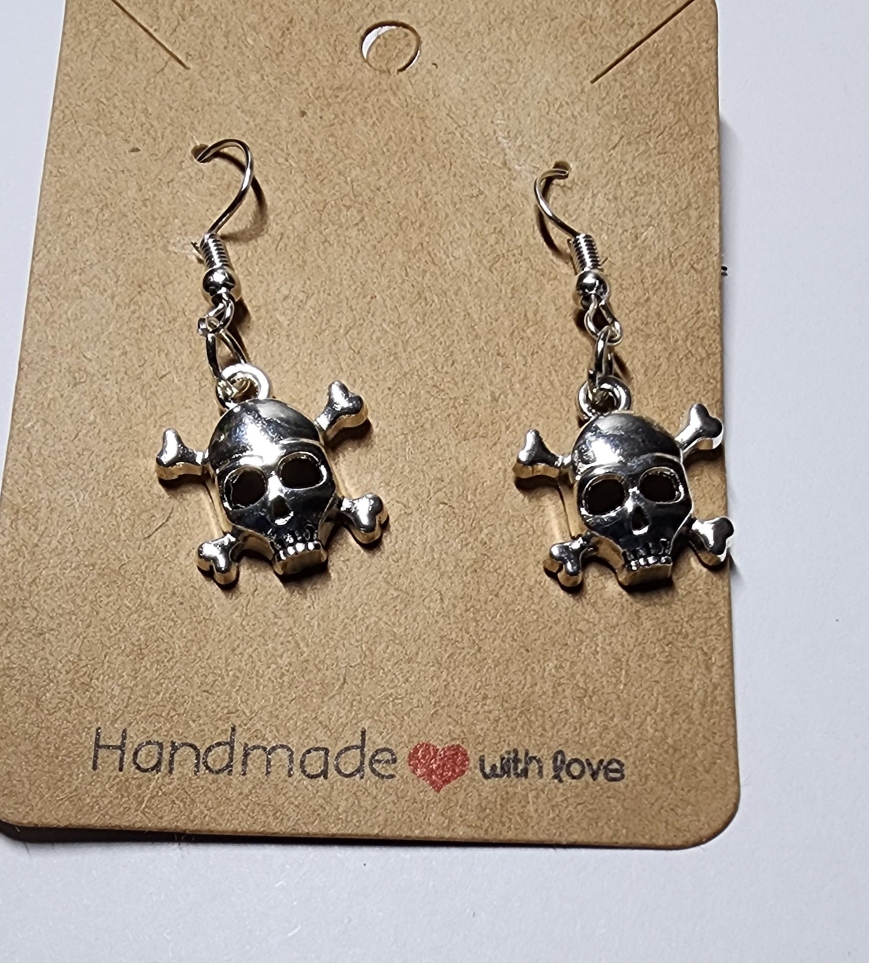 Halloween earrings Halloween jewelry Gothic jewelry  unique jewelry silver-plated Tibetan charm