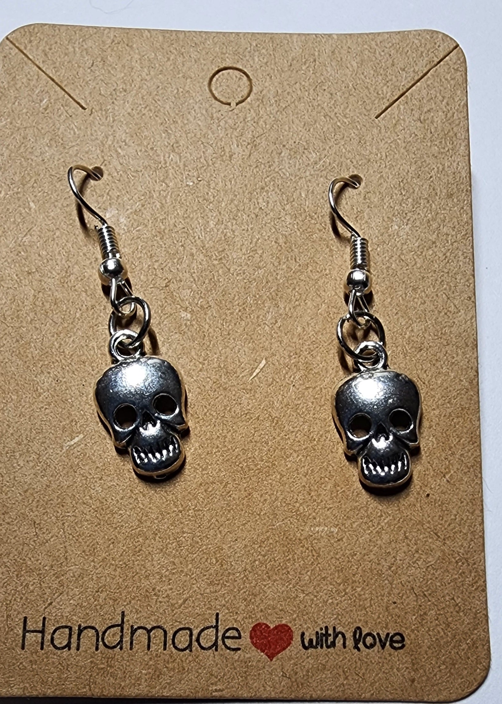 Halloween earrings Halloween jewelry Gothic jewelry  unique jewelry silver-plated Tibetan charm