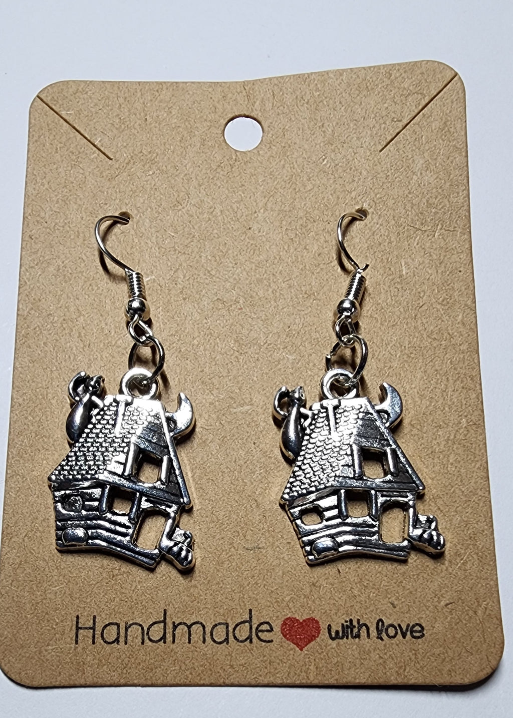 Halloween earrings Halloween jewelry Gothic jewelry  unique jewelry silver-plated Tibetan charm