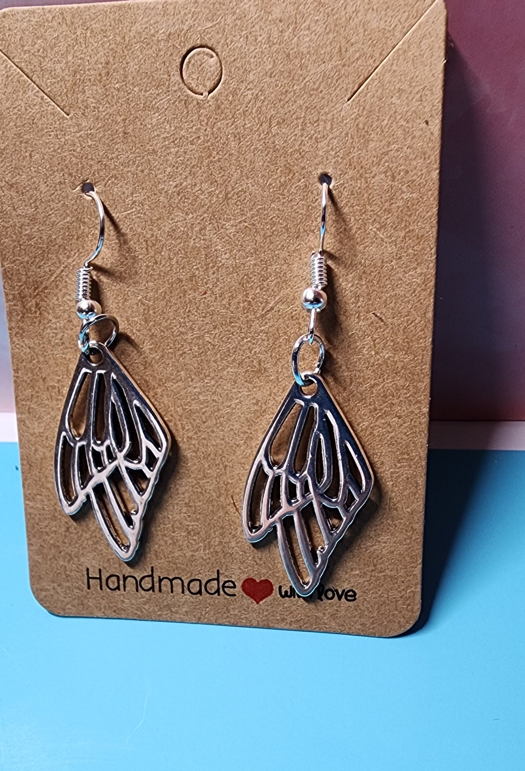 Whimsical Silver-Colored Dragon Fly Earrings .  Versatile earrings, stylish accessory Perfect Gift for anytime