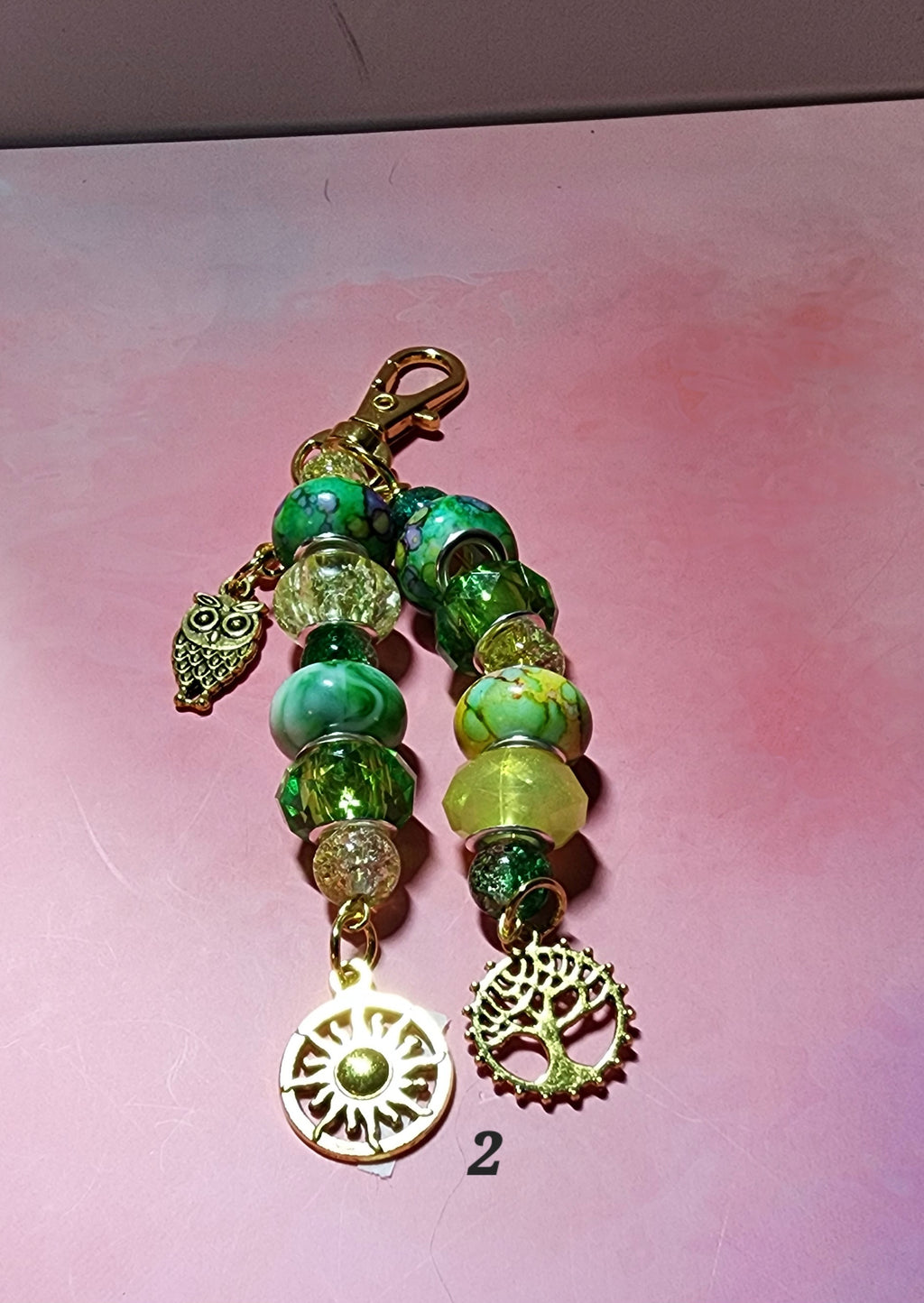 European glass beaded purse and backpack accessory