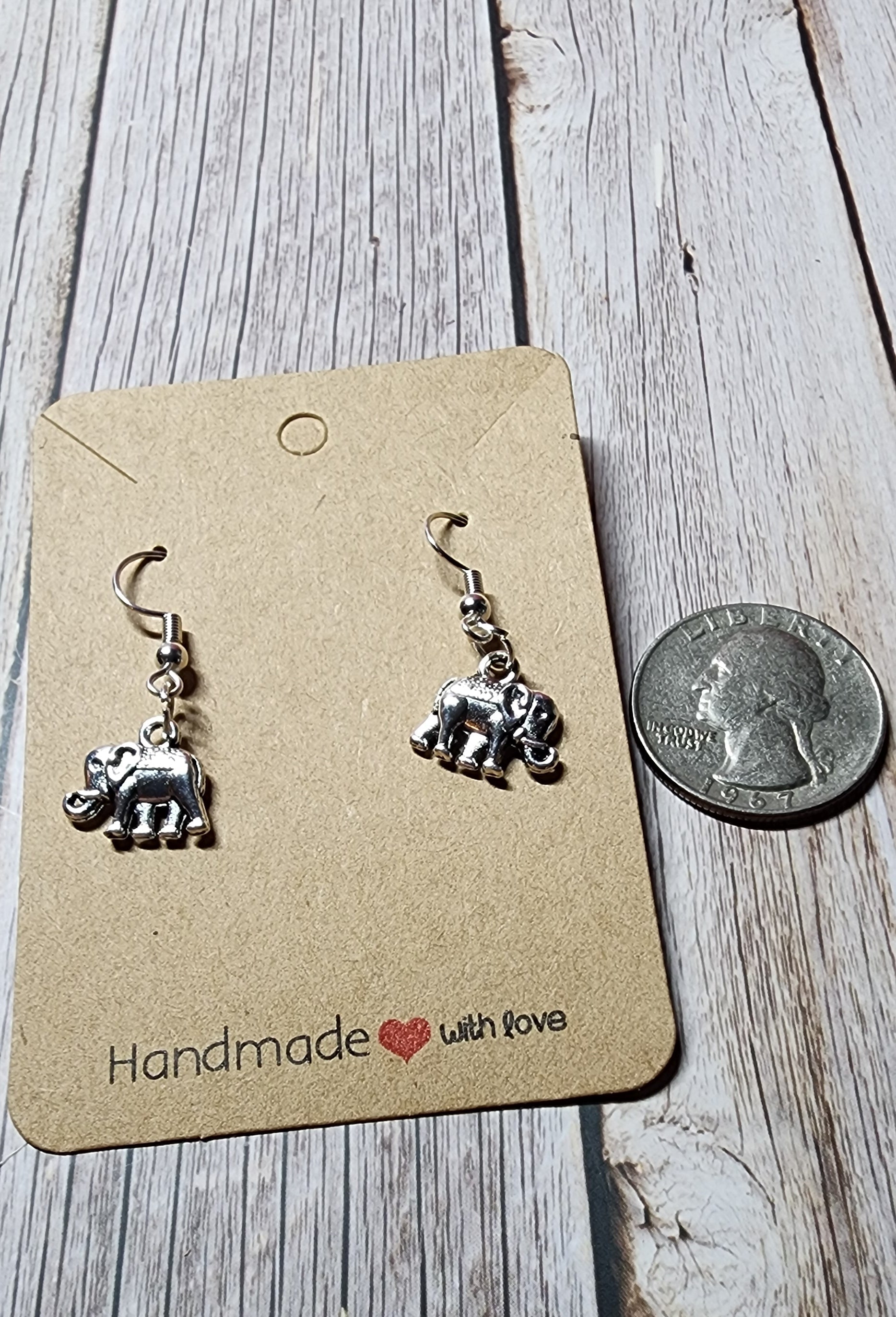 Whimsical Silver-Colored  Earrings sloth, turtle, hedgehog, elephant charms. Hypoallergenic Ear wires. Dangle earrings