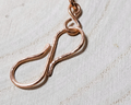 Handcrafted Bare Copper Chain Link – 16 & 18 Gauge Wire for Bracelets or Necklaces, Charm-Ready or Layering