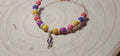 Handcrafted Copper Wire Halloween bangles with Charms & Festive Beads