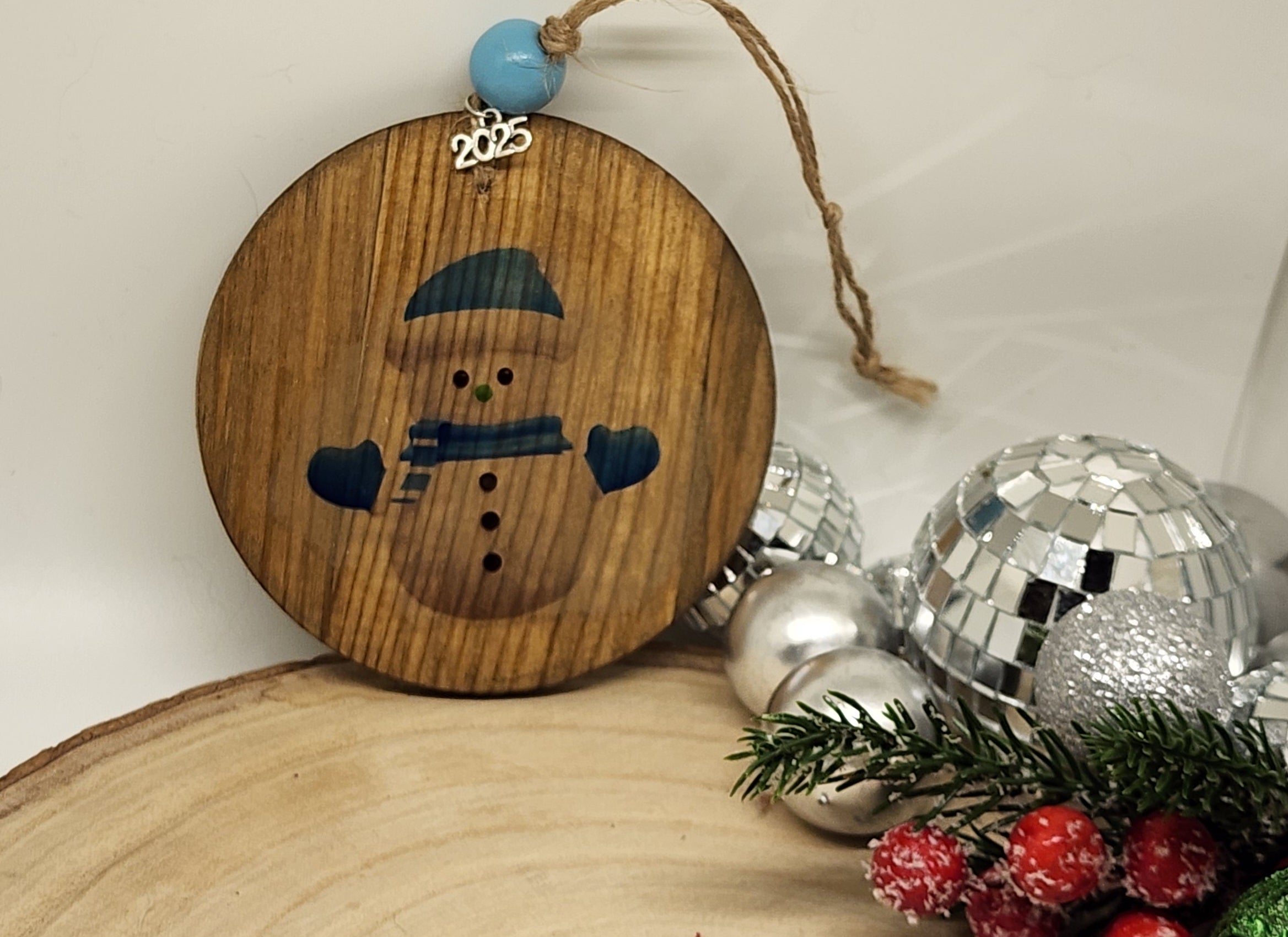 Wooden Holiday ornaments