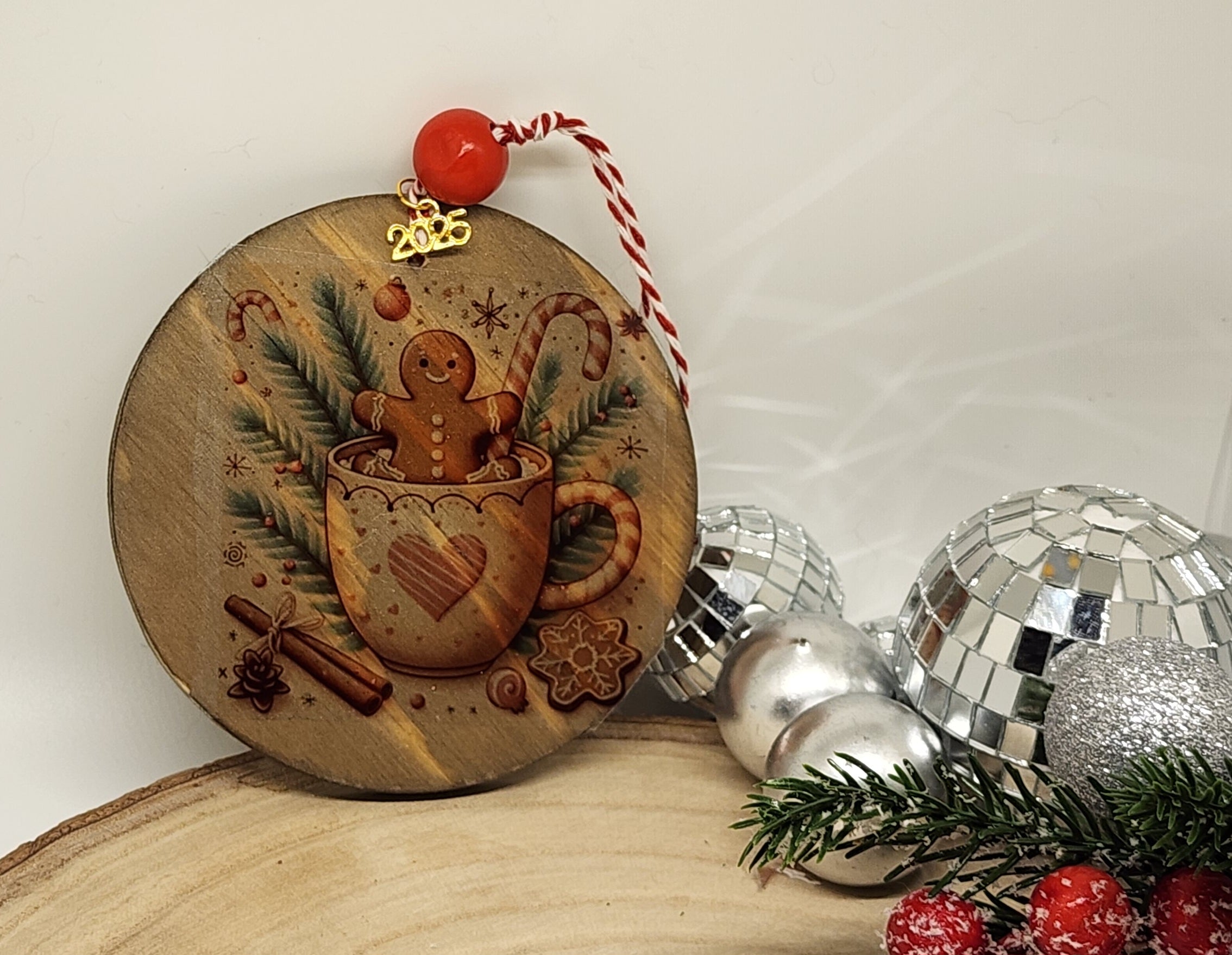 Wooden Holiday ornaments