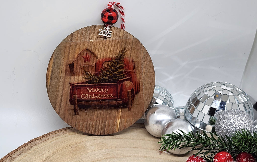 Wooden Holiday ornaments