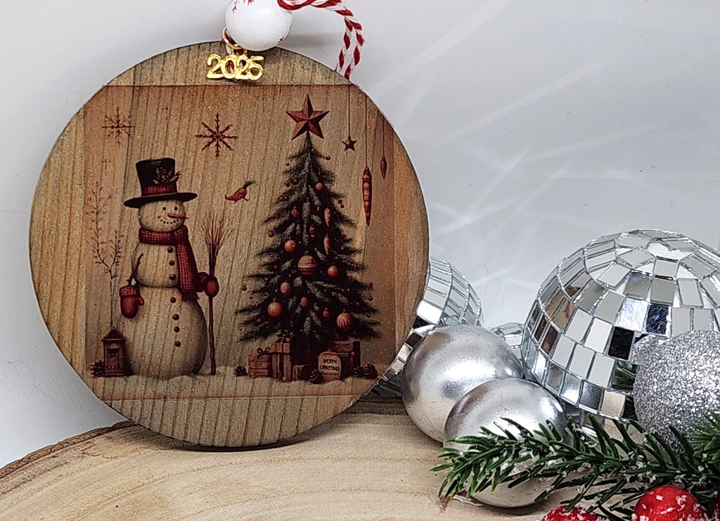 Wooden Holiday ornaments