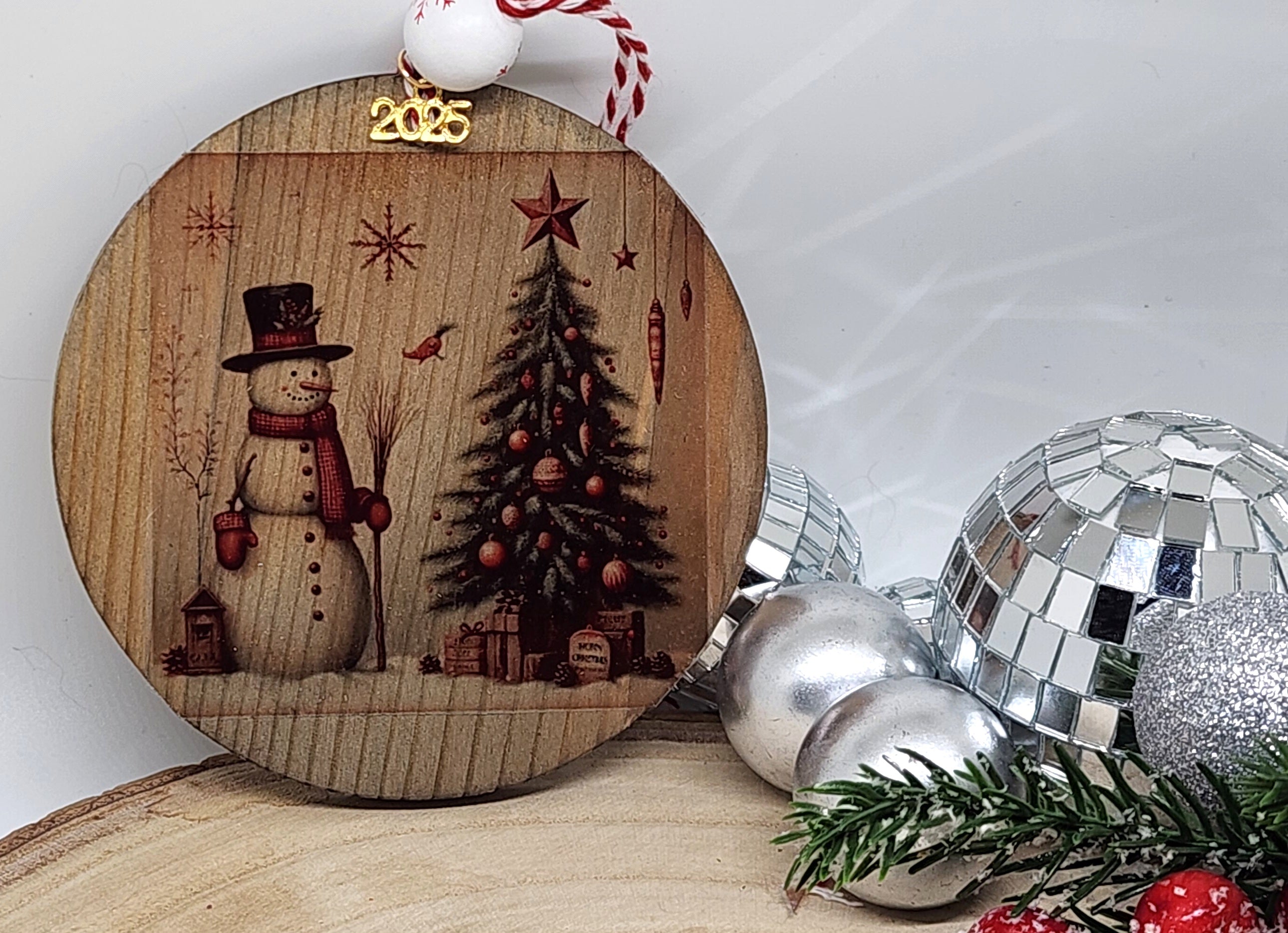 Wooden Holiday ornaments