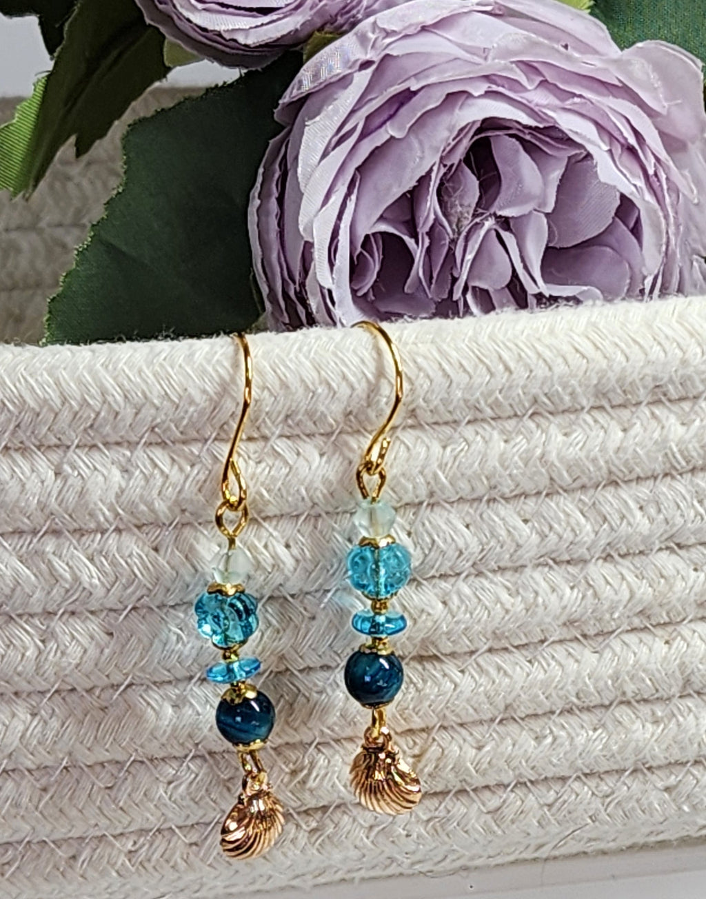 Ocean Dreams Summer Earrings – Handmade Beach Jewelry