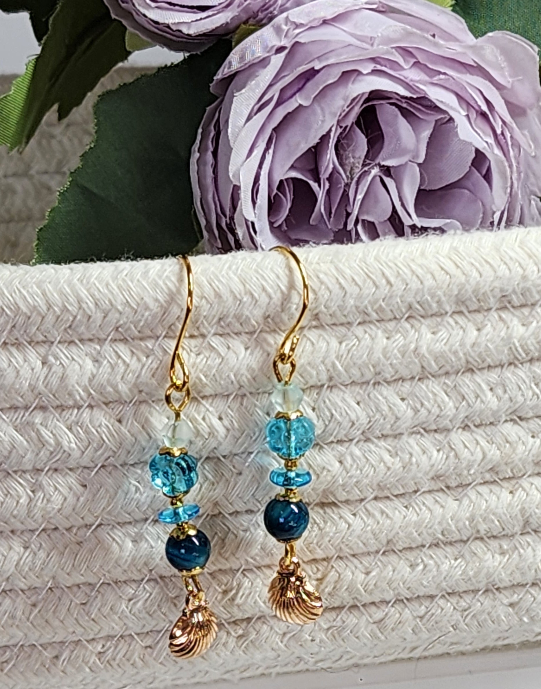 Ocean Dreams Summer Earrings – Handmade Beach Jewelry