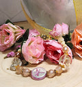 Pink Dragonfly Centerpiece Bracelet