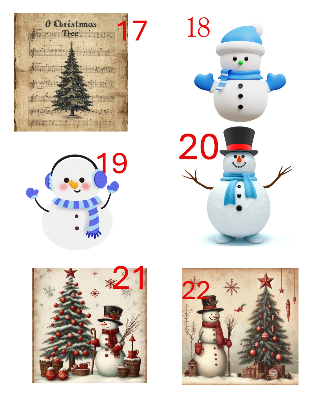 Handmade Wooden Gift Tags-2025 Charm