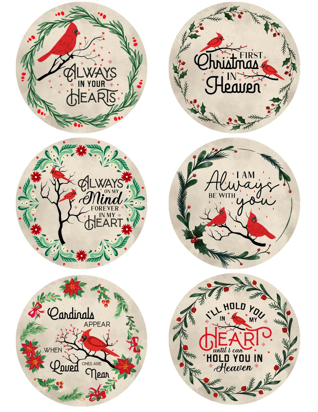 Handmade Wooden Gift Tags-2025 Charm