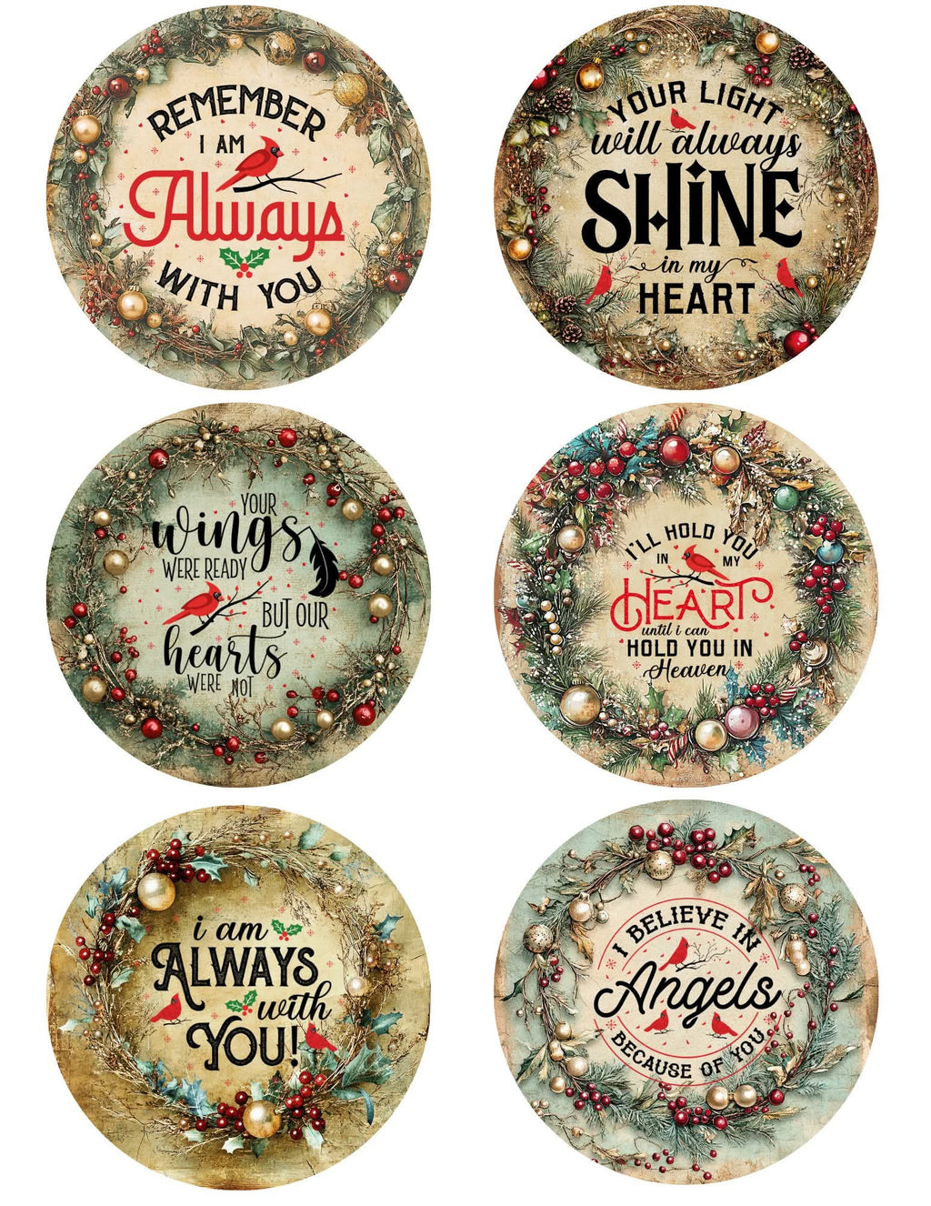 Handmade Wooden Gift Tags-2025 Charm