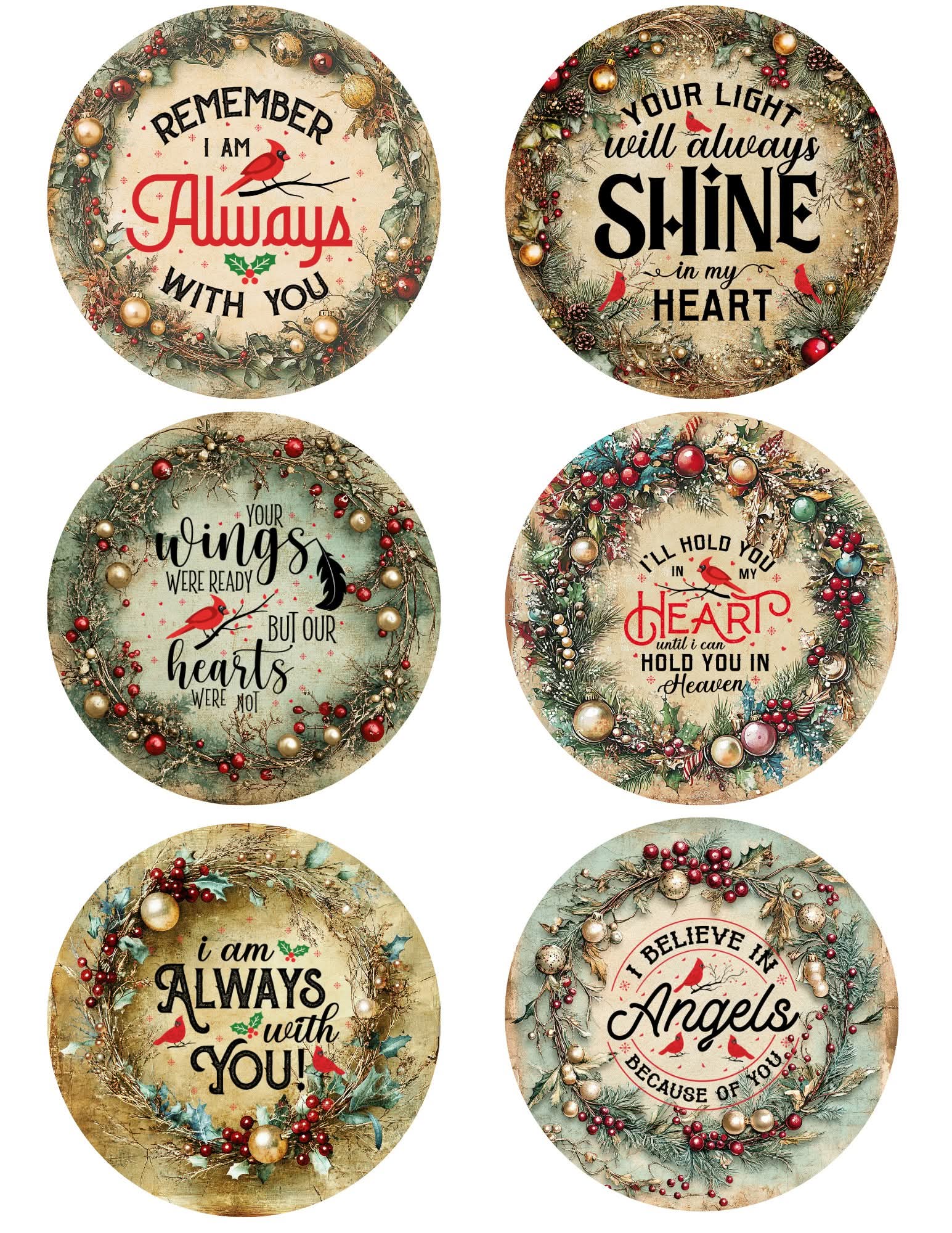 Handmade Wooden Gift Tags-2025 Charm