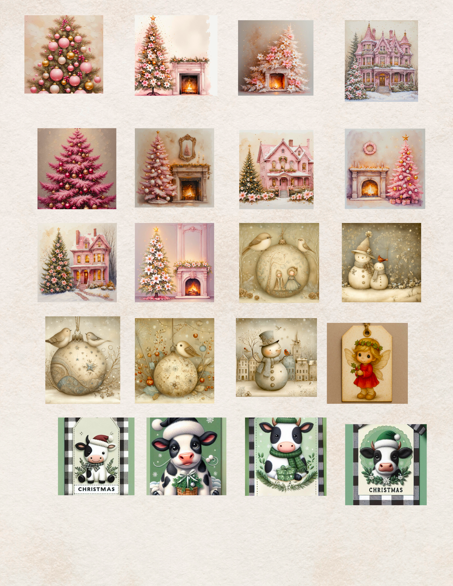 Handmade Wooden Gift Tags-2025 Charm