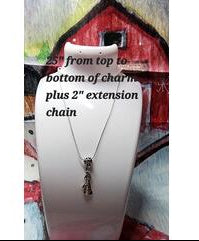 Festive Silver Christmas Charm Necklace - Holiday Jewelry Gift