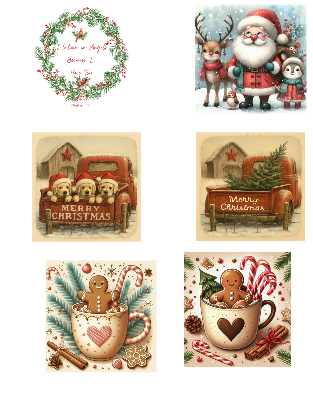 Handmade Wooden Gift Tags-2025 Charm