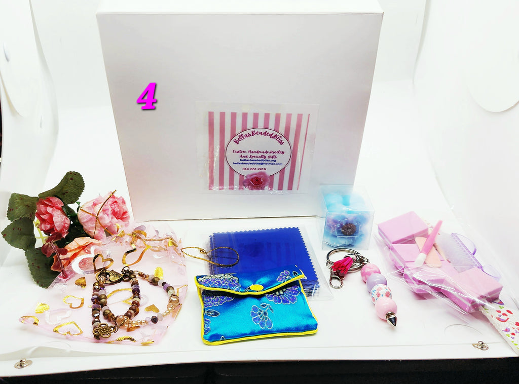 Mother’s Day Gift Box with Handmade Bracelet • Personalized Mom Gift • Artisan Jewelry Set