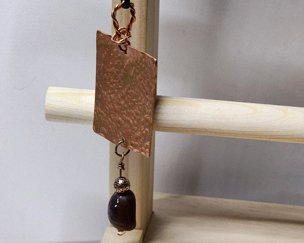 Rustic Copper Statement Necklaces – Washer & Plate Designs