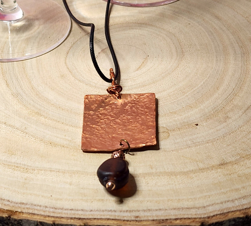 Rustic Copper Statement Necklaces – Washer & Plate Designs